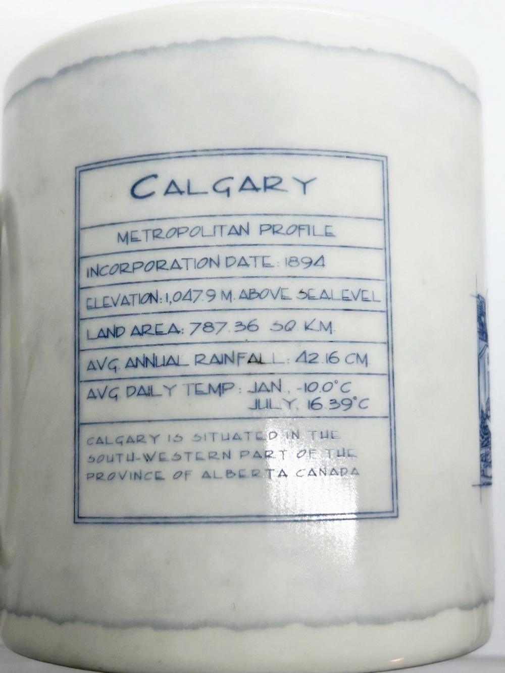 Starbucks Calgary Architecture Series Mug Stampede City Skyline - Picture 6 of 8